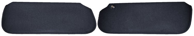 Sun Visors Fits Select 1978-1988 Buick, Chevrolet, Pontiac, Oldsmobile G-Body Models [Foam Backed Cloth, Very Dark Blue]