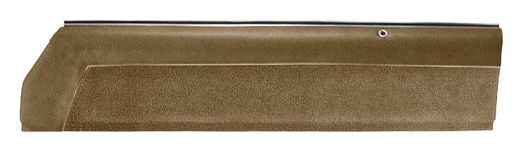 Upper Door Panel Set for 1978-1987 Chevy El Cam., 1978-1983 Chevy Malibu [Palomino Madrid Grain Vinyl/Sandstone Encore Velour]