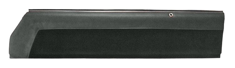 Upper Door Panel Set for 1978-1987 Chevy El Camino, 1978-1983 Chevy Malibu [Charcoal Madrid Grain Vinyl/Charcoal Encore Velour]