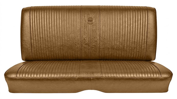 Rear Seat Upholstery Kit for 1964 Chevrolet Chevelle Coupe, Hardtop [Seville Grain Vinyl Saddle]
