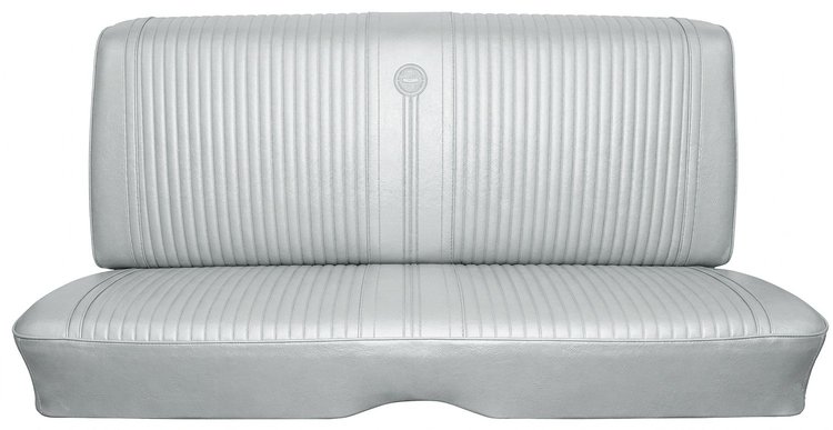 Rear Seat Upholstery Kit for 1964 Chevrolet Chevelle Convertible [Seville Grain Vinyl White]