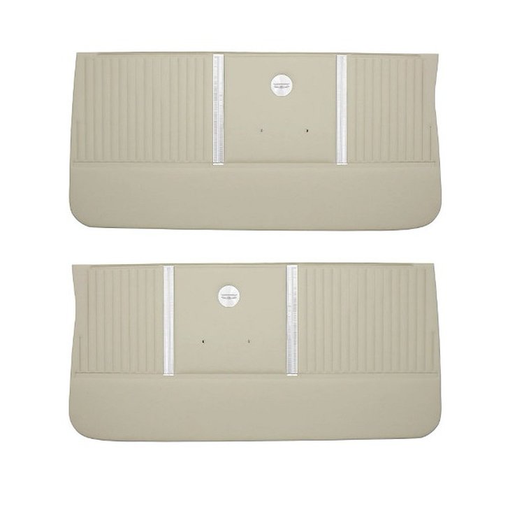 Front Standard Door Panel Set for 1964 Chevrolet Chevelle, Malibu, El Camino, Wagon, All 2-Door Models [Fawn]