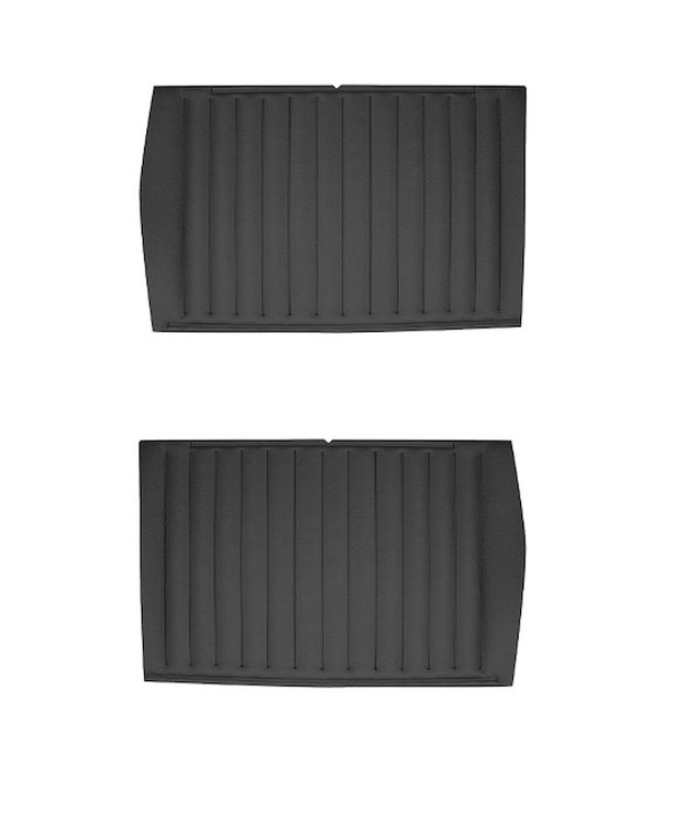 Rear Standard Side Panel Set for 1964 Chevrolet Chevelle, Malibu, Convertible [Black]