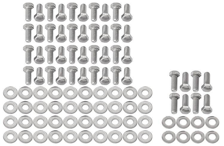 Under Hood Bolt Kit for 1973-1980 Chevy/GMC Blazer/Jimmy, Suburban, Truck [Polished Stainless Steel]