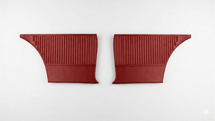 Rear Standard Side Panel Set for 1964 Chevrolet Chevelle 2-Door Wagon [Red]