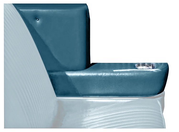 Rear Armrest Cover Set for 1964 Chevrolet Chevelle, Malibu Convertible [Lt. Blue]