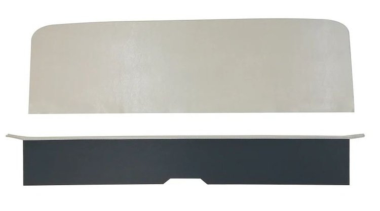 Rear Seat Upper Trim Panel Set for 1964 Chevrolet Chevelle Convertible, 2-Piece [Fawn]