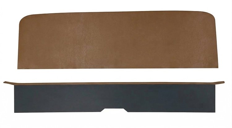 Rear Seat Upper Trim Panel Set for 1964 Chevrolet Chevelle Convertible, 2-Piece [Saddle]