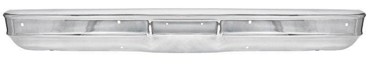 Front Bumper Fits Select 1973-1980 Chevrolet/GMC Trucks, Blazer, Jimmy, Suburban w/o Impact Strip Holes [Chrome]