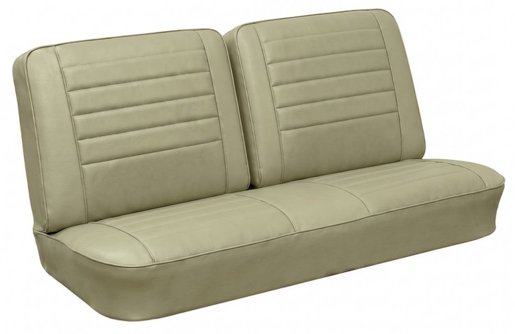 Front Split Back Bench Upholstery Kit for 1965 Chevrolet Chevelle, El Camino, Malibu [Madrid Grain Vinyl Fawn]