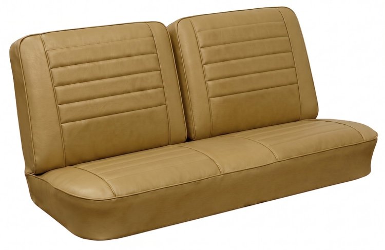 Front Split Back Bench Upholstery Kit for 1965 Chevrolet Chevelle, El Camino, Malibu [Madrid Grain Vinyl Saddle]