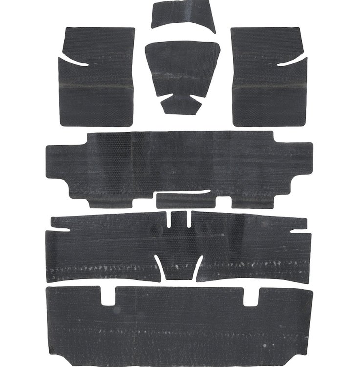 Under Carpet Sound Deadener Kit, OE-Style Fits Select 1968-1974 Buick, Chevrolet, Oldsmobile, Pontiac Models  [7-Piece]