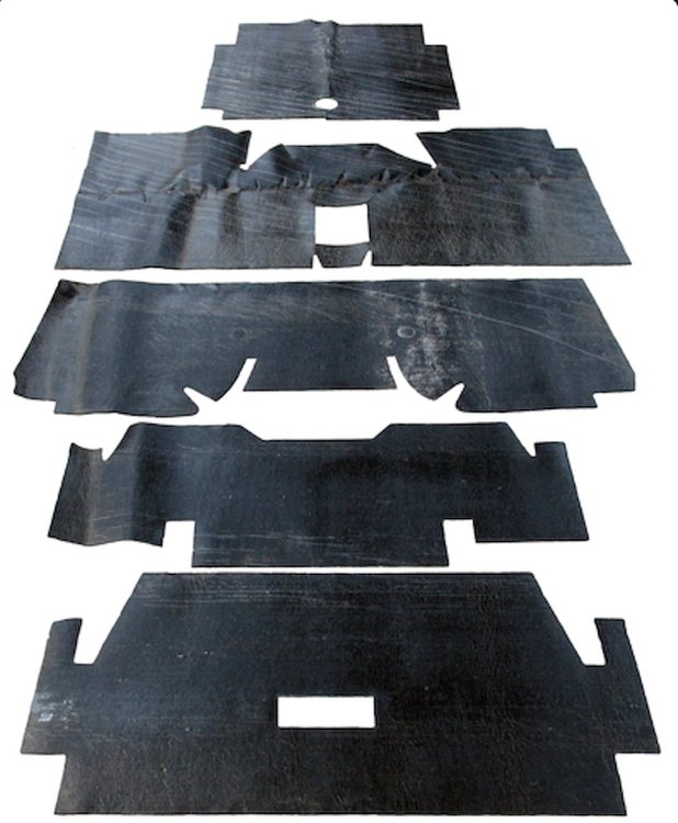 Under Carpet Sound Deadener Kit, OE-Style for 1969-1973 Ford Mustang Fastback [5-Piece]