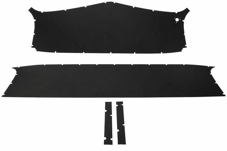 Fiberboard Headliner for 1947-1949 Chevrolet 3100, 3600, 3800, 1947-1949 GMC 100, 150, 250 [Black]