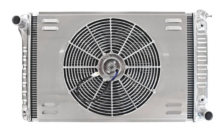Reproduction Aluminum Radiator with Triple Pass Cooling Fits Select 1965-1981 GM Models [16 in. Fan]