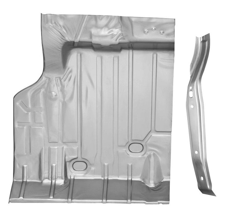 Trunk Floor Pan w/Brace Fits Select 1968-1972 Buick, Chevrolet, Oldsmobile, Pontiac, A-Body [Left/Driver Side]