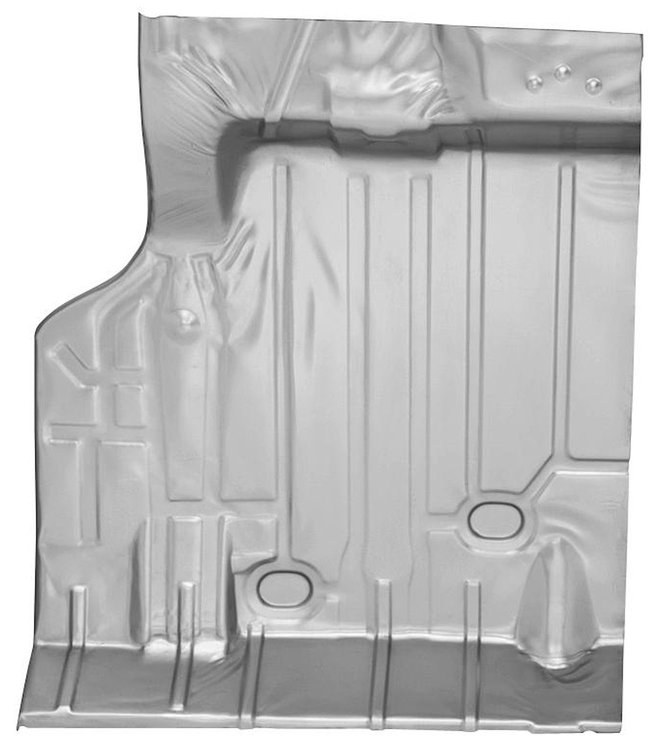 Trunk Floor Pan Fits Select 1968-1972 Buick, Chevrolet, Oldsmobile, Pontiac, A-Body, w/o Brace [Left/Driver Side]
