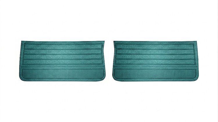 Front Standard Door Panel Set for 1965 Chevrolet Chevelle, El Camino & Malibu, All 2-Door Models [Turquoise]
