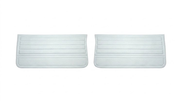 Front Standard Door Panel Set for 1965 Chevrolet Chevelle, El Camino & Malibu, All 2-Door Models [White]