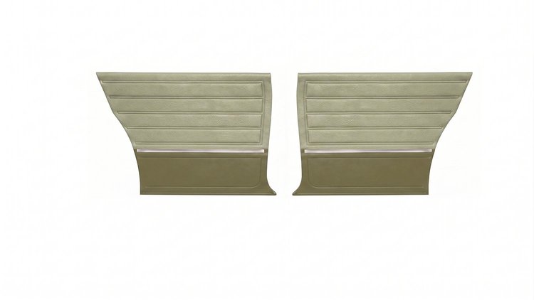 Rear Deluxe Side Panel Set for 1965 Chevrolet Chevelle, Malibu, Coupe/Hardtop [2-Tone Fawn]