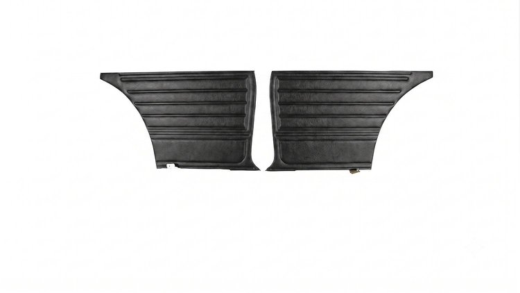 Rear Standard Side Panel Set for 1965 Chevrolet Chevelle 300, 2-Door Wagon [Black]