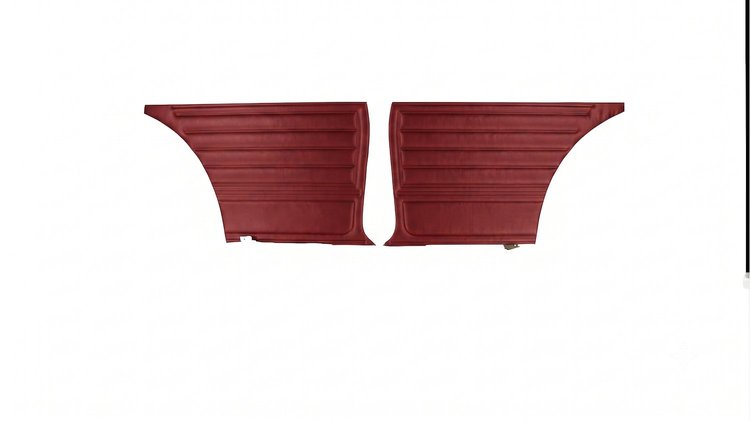 Rear Standard Side Panel Set for 1965 Chevrolet Chevelle 300, 2-Door Wagon [Red]