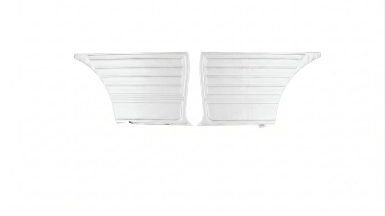 Rear Standard Side Panel Set for 1965 Chevrolet Chevelle 300, 2-Door Wagon [White]