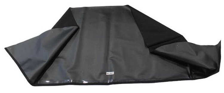 Well Liner for 1966-1967 Buick Skylark, Chevy Chevelle, Malibu, Olds Cutlass, Pontiac GTO, LeMans, Tempest Convertible [Black]