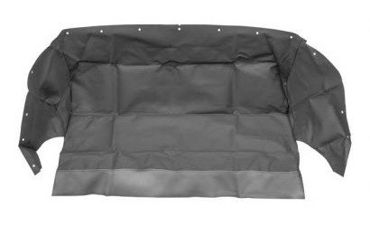 Well Liner for 1968-1972 Buick Skylark, Chevy Chevelle, Malibu, Olds Cutlass, Pontiac GTO, LeMans, Tempest Convertible [Black]