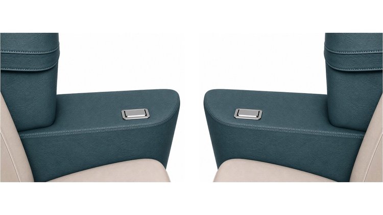 Rear Armrest Cover Set for 1968 Chevrolet Chevelle, Malibu Convertible [Teal]
