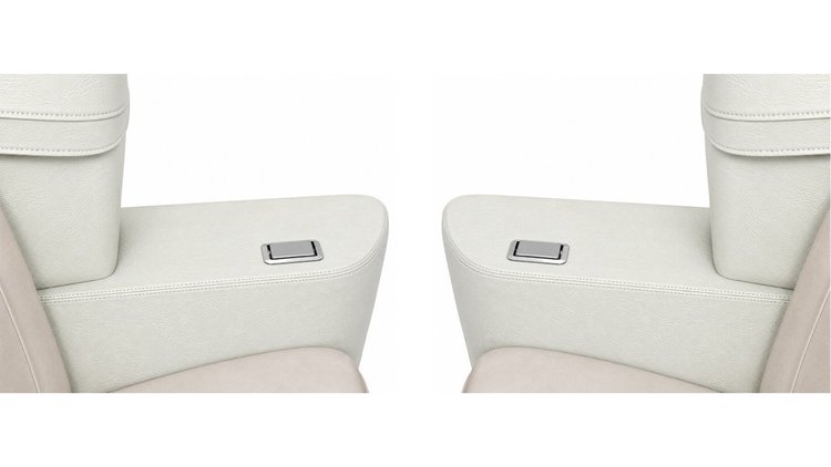 Rear Armrest Cover Set for 1968 Chevrolet Chevelle, Malibu Convertible [Pearl]