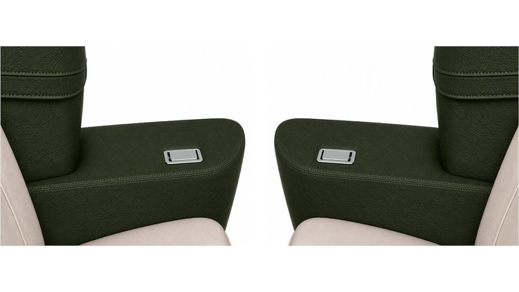 Rear Armrest Cover Set for 1969 Chevrolet Chevelle, Malibu Convertible [Dark Green]