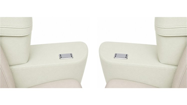 Rear Armrest Cover Set for 1971-1972 Chevrolet Chevelle, Malibu Convertible [White]