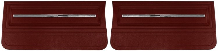 Front Standard Door Panel Set for 1966 Chevrolet Chevelle, El Camino & Malibu, All 2-Door Models [Bronze]
