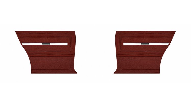Rear Standard Side Panel Set for 1966 Chevrolet Chevelle, Malibu, Coupe/Hardtop [Bronze]
