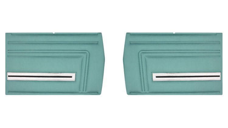 Rear Standard Side Panel Set for 1966 Chevrolet Chevelle, Malibu, Convertible [Turquoise]
