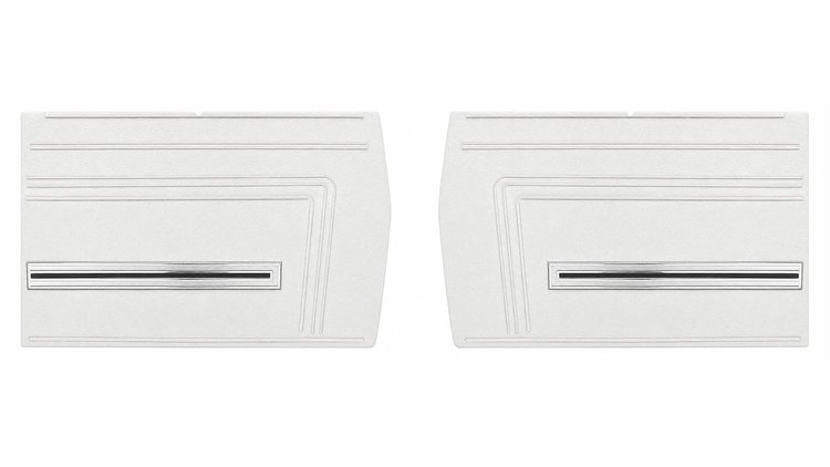 Rear Standard Side Panel Set for 1966 Chevrolet Chevelle, Malibu, Convertible [White]