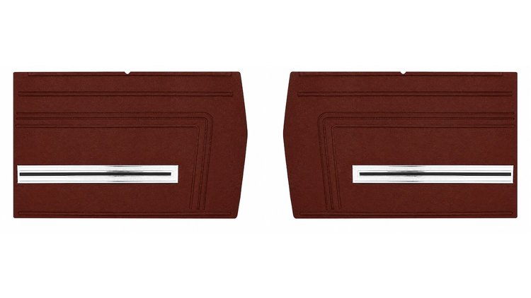 Rear Standard Side Panel Set for 1966 Chevrolet Chevelle, Malibu, Convertible [Bronze]