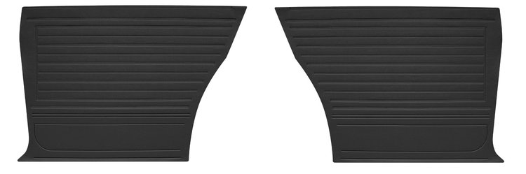 Rear Standard Side Panel Set for 1967 Chevrolet Chevelle, Coupe/Hardtop [Black]