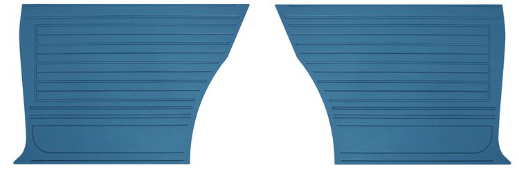 Rear Standard Side Panel Set for 1967 Chevrolet Chevelle, Coupe/Hardtop [Bright Blue]