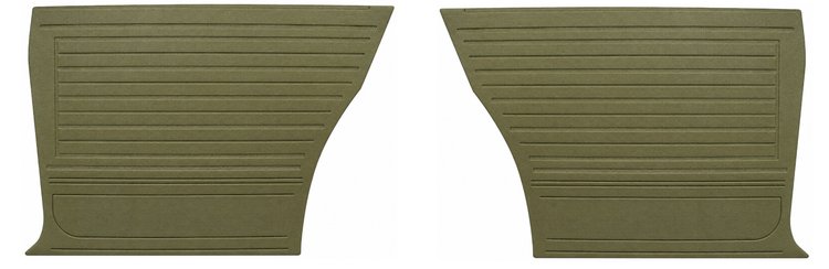 Rear Standard Side Panel Set for 1967 Chevrolet Chevelle, Coupe/Hardtop [Gold]