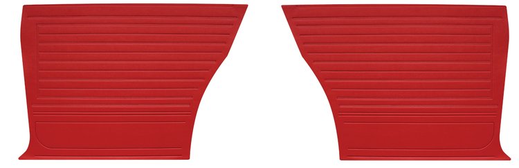 Rear Standard Side Panel Set for 1967 Chevrolet Chevelle, Coupe/Hardtop [Red]
