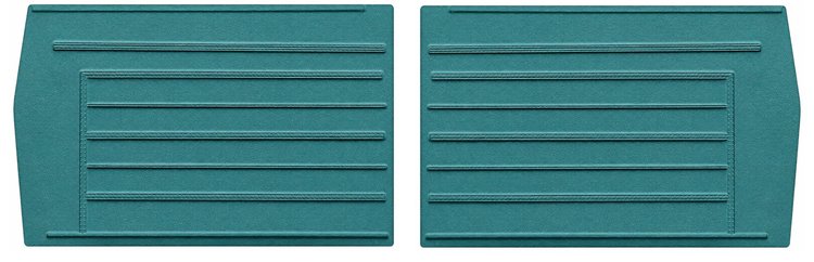 Rear Standard Side Panel Set for 1967 Chevrolet Chevelle, Convertible [Turquoise]