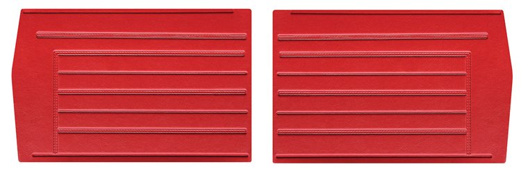 Rear Standard Side Panel Set for 1967 Chevrolet Chevelle, Convertible [Red]