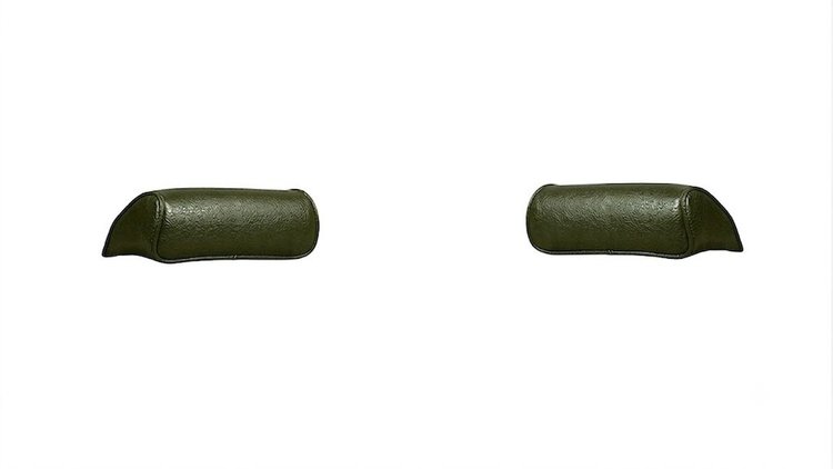 Front Split Back Bench Seat Headrest Cover Upholstery Kit for 1967 Chevy Chevelle [Madrid Grain Vinyl Gold]