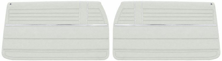 Front Deluxe Door Panel Set for 1968 Chevrolet Chevelle [Pearl]