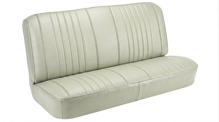 Rear Bench Seat Upholstery Kit for 1968 Chevy Chevelle, Convertible [Madrid Grain Vinyl Pearl]