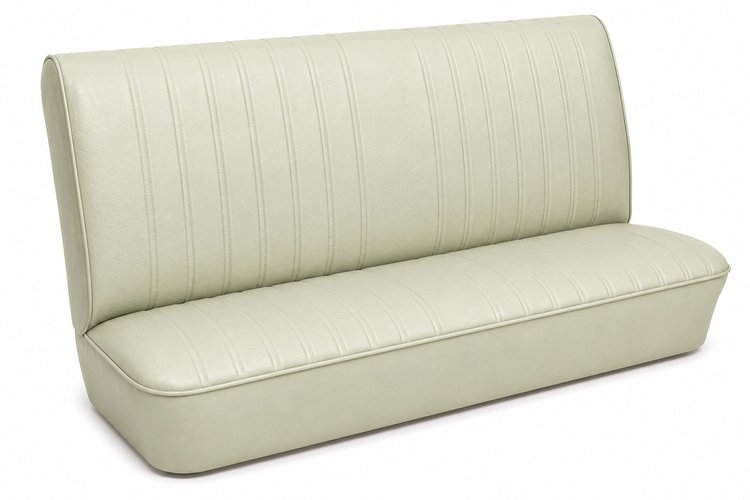Rear Bench Seat Upholstery Kit for 1968 Chevy Chevelle, 4-Door Wagon [Madrid Grain Vinyl Pearl]
