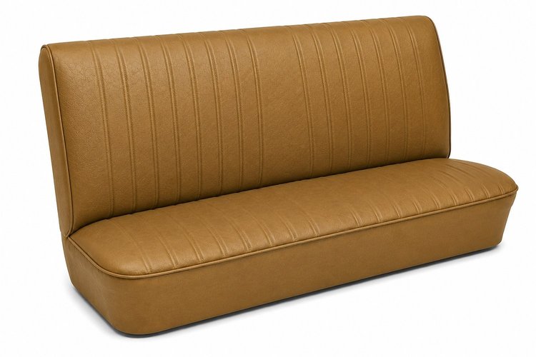 Rear Bench Seat Upholstery Kit for 1968 Chevy Chevelle, 4-Door Wagon [Madrid Grain Vinyl Saddle]