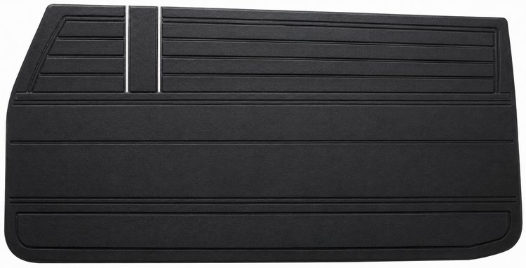 Rear Standard Side Panel Set for 1968 Chevrolet Chevelle, 2-Door Coupe (HT) [Black]